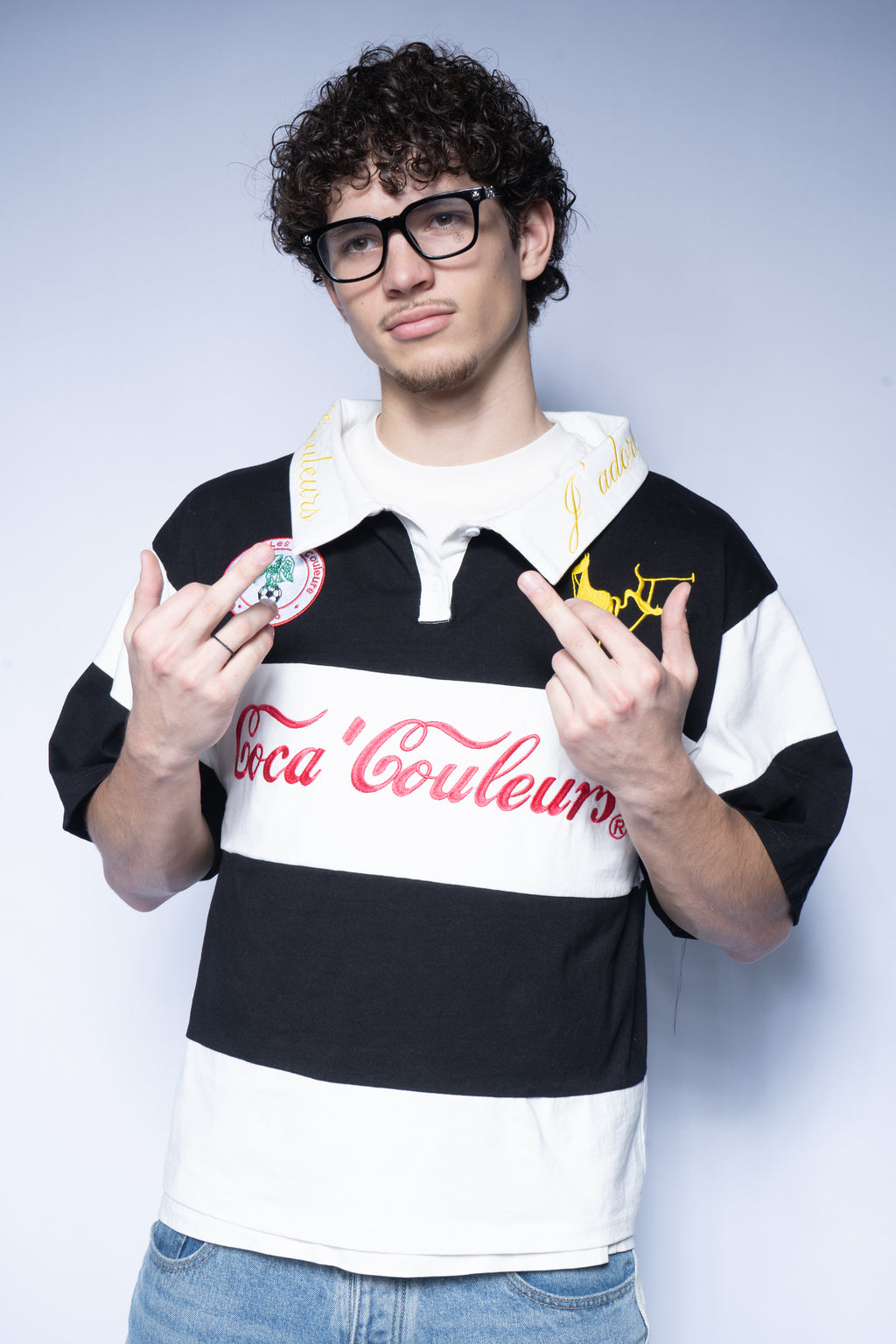 “NOT POLO” BLACK RUGBY POLO(V2)