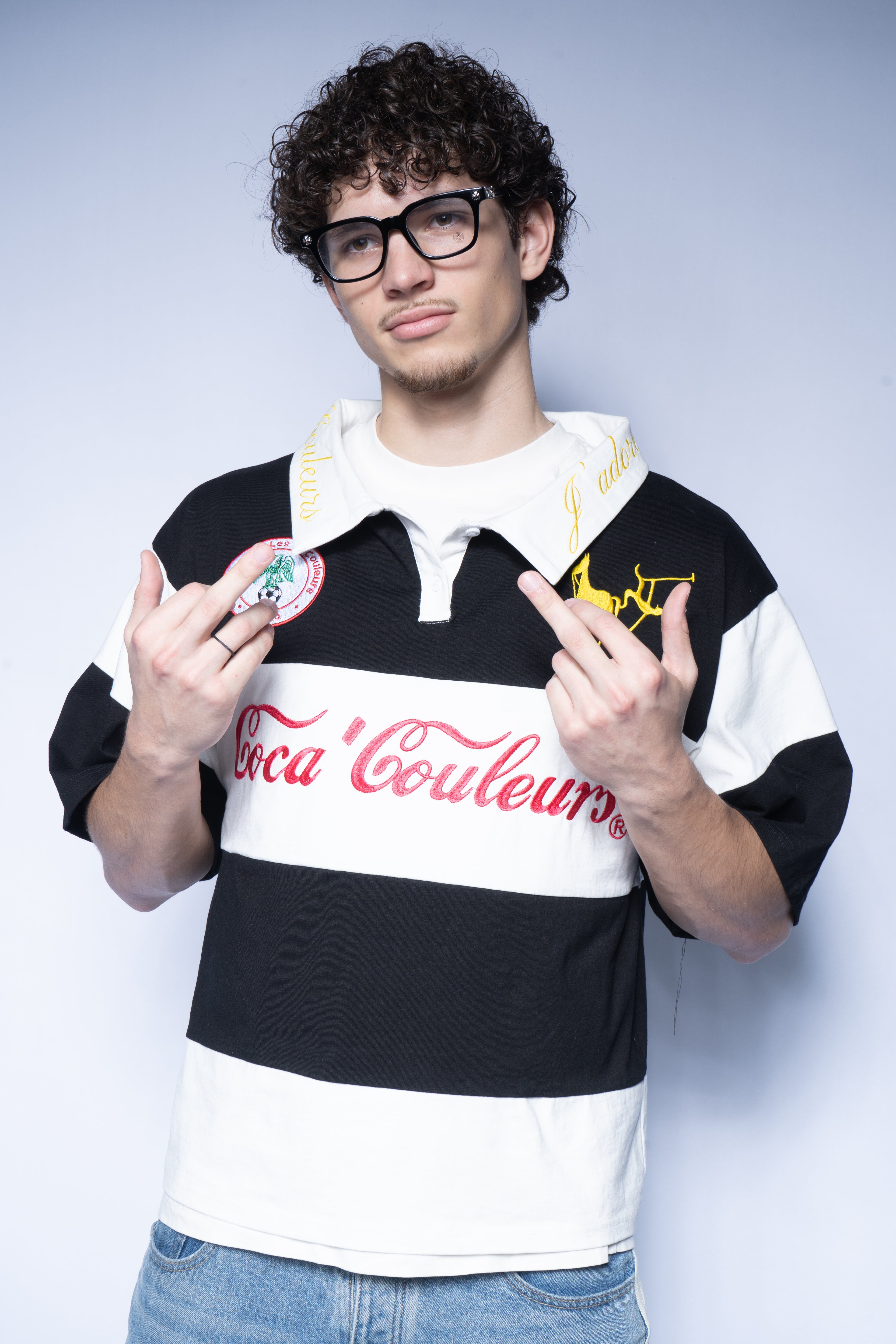 “NOT POLO” BLACK RUGBY POLO(V2)