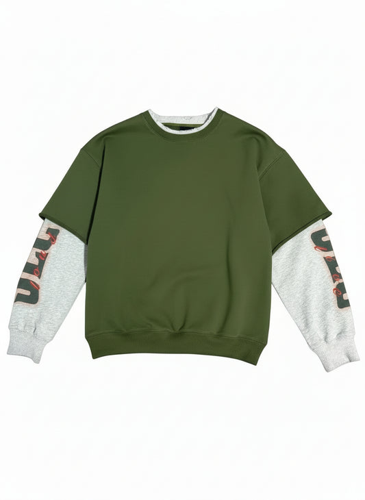 DOUBLE LAYERED SWEATSHIRT