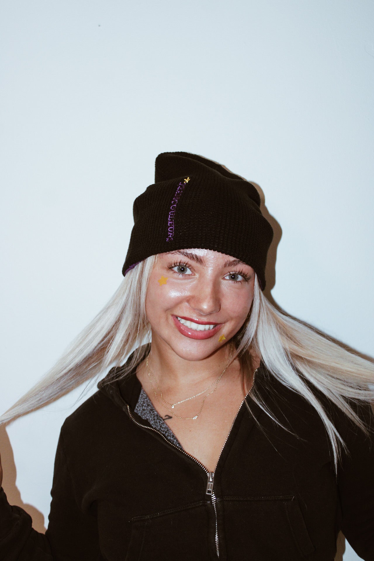 JLC WAFFLE REVERSIBLE BEANIE