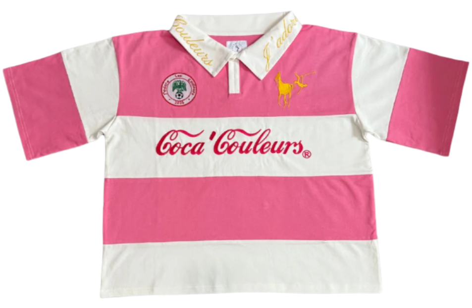 “NOT POLO” PINK RUGBY POLO(V2)