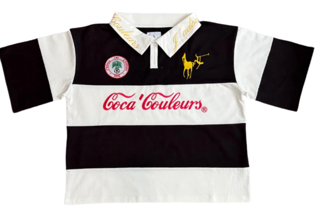 “NOT POLO” BLACK RUGBY POLO(V2)